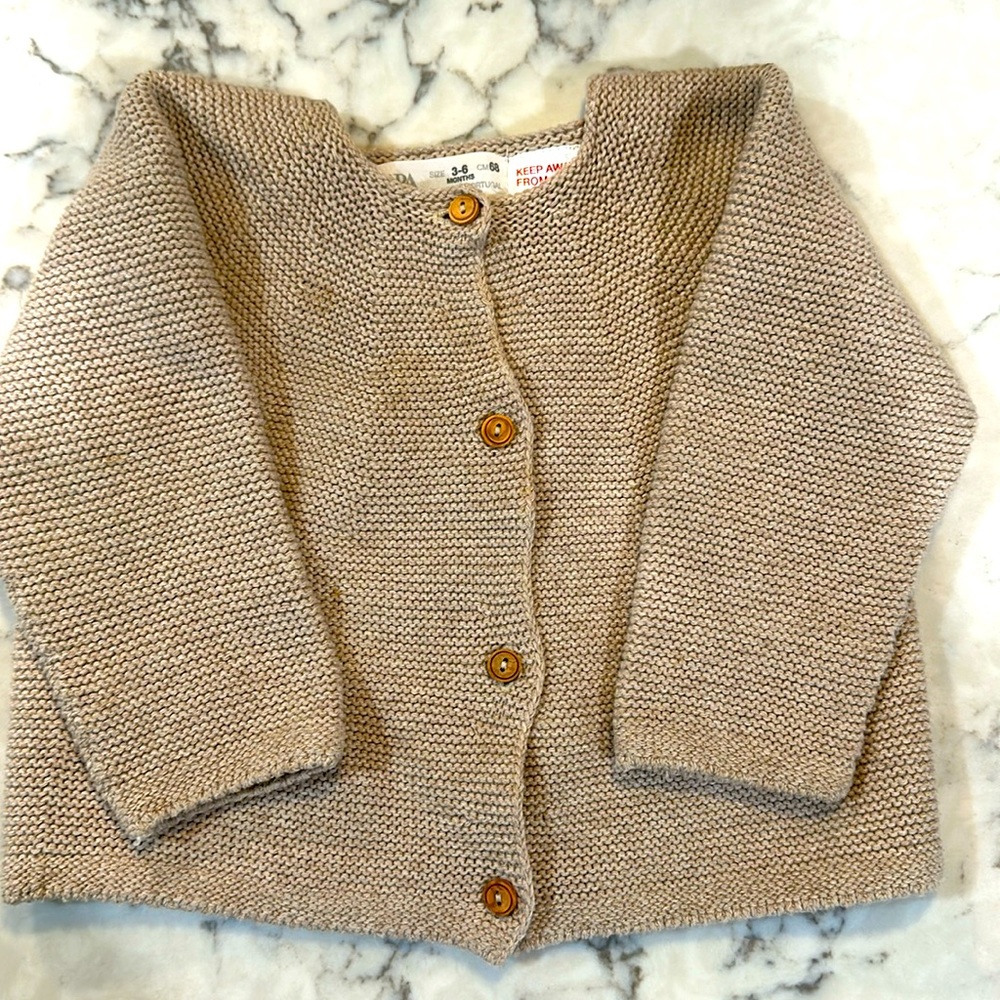 Zara Knit Baby Cardigan SOLD